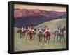 Edgar Germain Hilaire Degas (Racehorses: The Training) Art Poster Print-null-Framed Poster