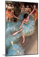 Edgar Germain Hilaire Degas (The green dancers) Art Poster Print-null-Mounted Poster