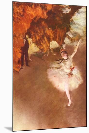 Edgar Germain Hilaire Degas (The Prima Ballerina)-Edgar Degas-Mounted Art Print