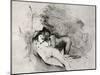 Edgar Germain Hilaire Degas (Two women) Art Poster Print-null-Mounted Poster