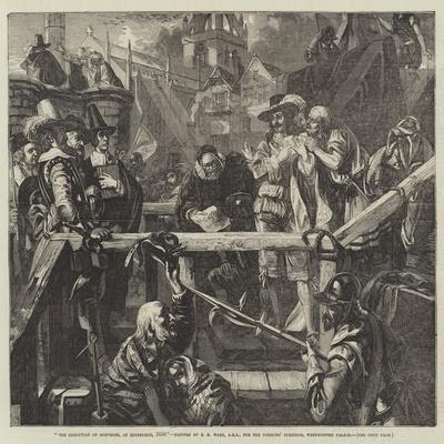The Execution of Montrose, at Edinburgh, 1650