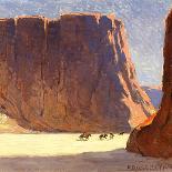 Navajo Range Riders-Edgar Payne-Framed Art Print