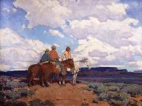 Navajo Range Riders-Edgar Payne-Art Print