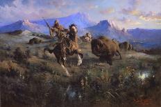 Buffalo Hunt-Edgar Samuel Paxson-Giclee Print