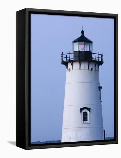 Edgartown Lighthouse, Edgar Town, Martha's Vineyard, Massachusetts, USA-Walter Bibikow-Framed Stretched Canvas