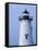 Edgartown Lighthouse, Edgar Town, Martha's Vineyard, Massachusetts, USA-Walter Bibikow-Framed Stretched Canvas