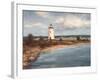 Edgartown Lighthouse-Todd Williams-Framed Art Print