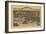 Edgartown, Massachusetts - Panoramic Map-Lantern Press-Framed Art Print