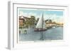 Edgartown Waterfront, Martha's Vineyard-null-Framed Art Print