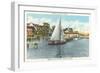 Edgartown Waterfront, Martha's Vineyard-null-Framed Premium Giclee Print