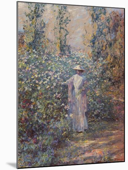 Edge of Garden-Robert Payton Reid-Mounted Art Print