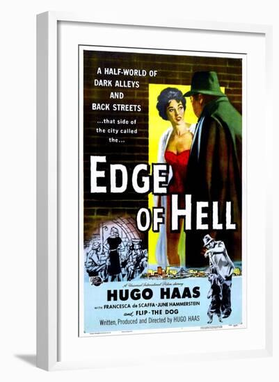 Edge of Hell-null-Framed Art Print