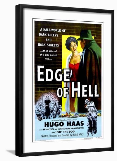 Edge of Hell-null-Framed Art Print