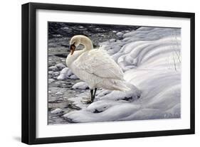 Edge of Light - Mute Swan-Jeff Tift-Framed Giclee Print