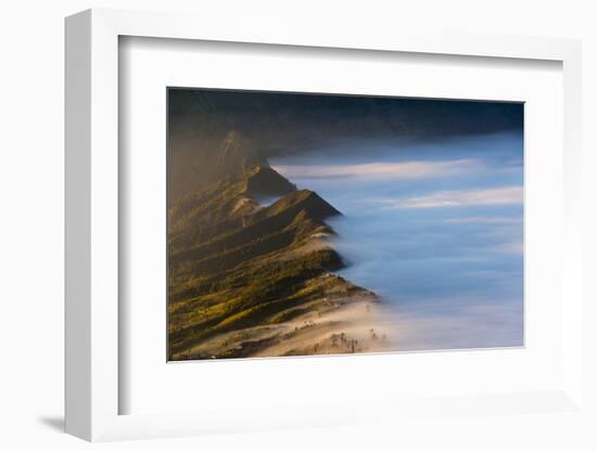 Edge of Tengger Caldera, Bromo Tengger Semeru NP, East Java, Indonesia-Keren Su-Framed Photographic Print