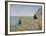 Edge of the Cliff, Pourville, 1882-Claude Monet-Framed Giclee Print