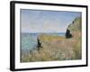 Edge of the Cliff, Pourville, 1882-Claude Monet-Framed Giclee Print