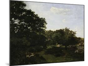 Edge of the Forest in Fountainbleau, c.1865-Frederic Bazille-Mounted Giclee Print