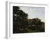 Edge of the Forest in Fountainbleau, c.1865-Frederic Bazille-Framed Giclee Print