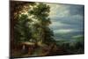 Edge of the Forest (The Flight into Egyp), 1610-Jan Brueghel the Elder-Mounted Giclee Print