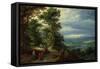 Edge of the Forest (The Flight into Egyp), 1610-Jan Brueghel the Elder-Framed Stretched Canvas