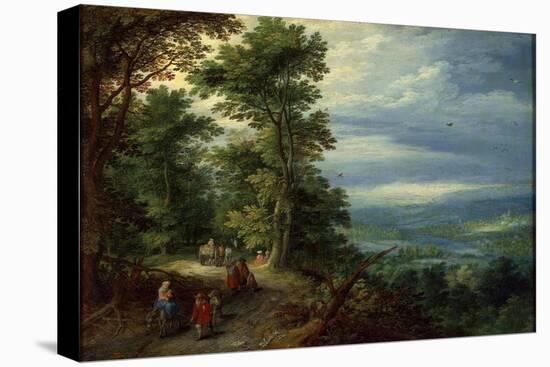 Edge of the Forest (The Flight into Egyp), 1610-Jan Brueghel the Elder-Stretched Canvas