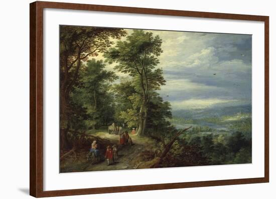 Edge of the Forest-Pieter Bruegel the Elder-Framed Premium Giclee Print