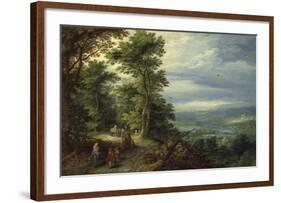 Edge of the Forest-Pieter Bruegel the Elder-Framed Premium Giclee Print