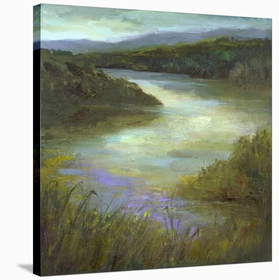 Edge of the Lake-Sheila Finch-Stretched Canvas