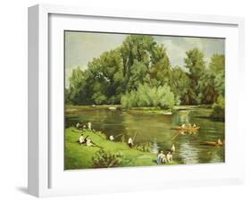 Edge of the Marne, C.1932-Emile Bernard-Framed Giclee Print