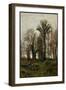 Edge of the Moor, Brittany, 1877 (Oil on Canvas)-Hugh Bolton Jones-Framed Giclee Print