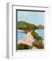 Edge of the Ocean-Toby Gordon-Framed Art Print