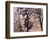 Edge of the Wood, 1914-15 (Pen & Ink and Wash on Paper)`-Paul Nash-Framed Giclee Print