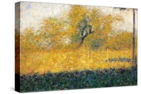 Edge of Wood-Georges Seurat-Stretched Canvas