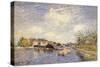 Edges of the Loing, 1885-Alfred Sisley-Stretched Canvas