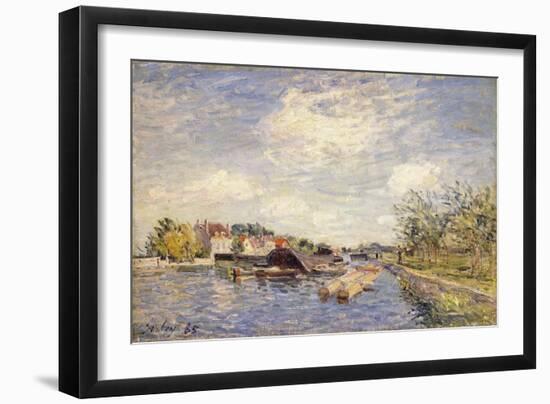 Edges of the Loing, 1885-Alfred Sisley-Framed Giclee Print