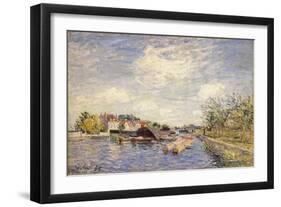 Edges of the Loing, 1885-Alfred Sisley-Framed Giclee Print