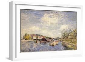 Edges of the Loing, 1885-Alfred Sisley-Framed Giclee Print