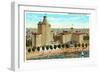 Edgewater Beach Hotel, Chicago, Illinois-null-Framed Art Print