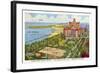 Edgewater Beach Hotel, Chicago, Illinois-null-Framed Art Print