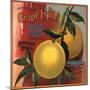 Edgewild Brand - San Dimas, California - Citrus Crate Label-Lantern Press-Mounted Art Print