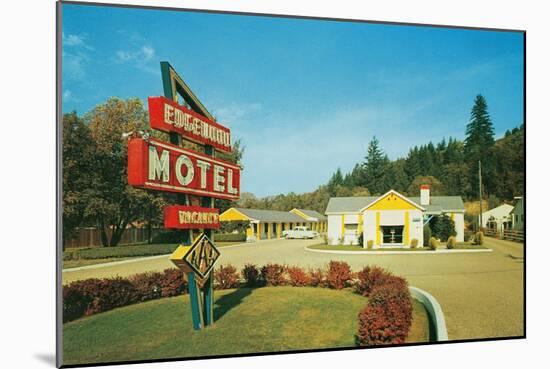 Edgewood Motel-null-Mounted Art Print