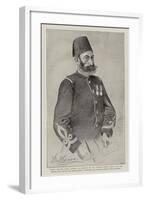 Edhem Moushir Pasha, General in Command of the Turkish Troops During the War-null-Framed Giclee Print