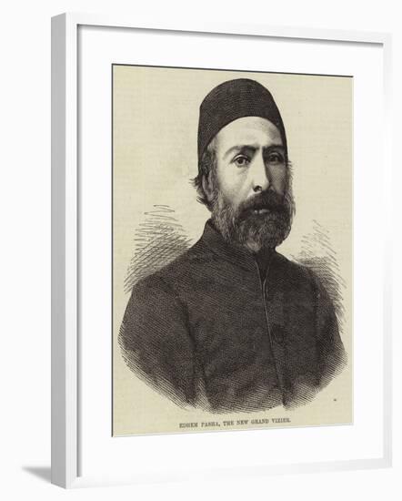 Edhem Pasha, the New Grand Vizier-null-Framed Giclee Print