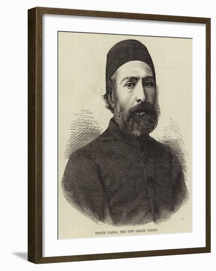 Edhem Pasha, the New Grand Vizier-null-Framed Giclee Print