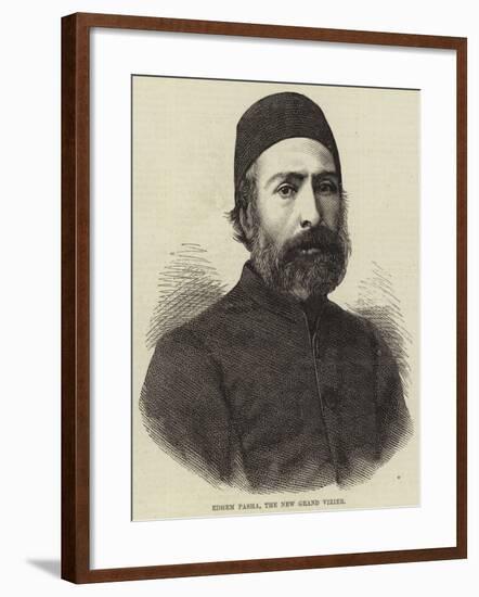 Edhem Pasha, the New Grand Vizier-null-Framed Giclee Print