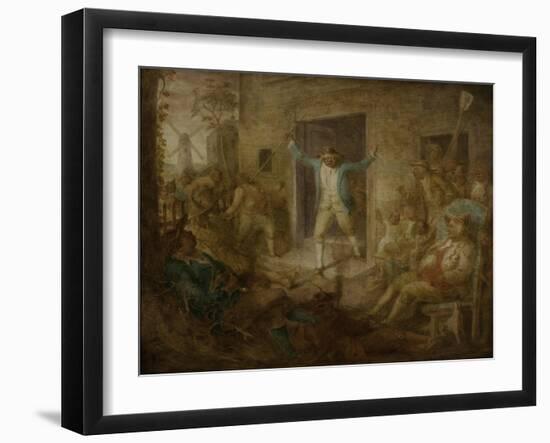 Edict of William the Testy Against Tobacco, 1865-John Quidor-Framed Giclee Print