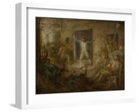 Edict of William the Testy Against Tobacco, 1865-John Quidor-Framed Giclee Print