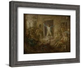 Edict of William the Testy Against Tobacco, 1865-John Quidor-Framed Giclee Print