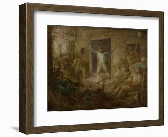 Edict of William the Testy Against Tobacco, 1865-John Quidor-Framed Giclee Print